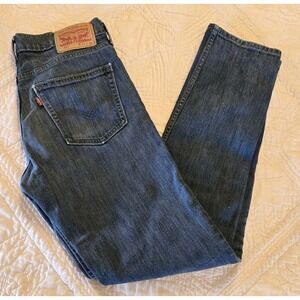 Levi's 511 Men's Jeans Blue Denim W32 x L34 Stretch Slim Fit Worn In